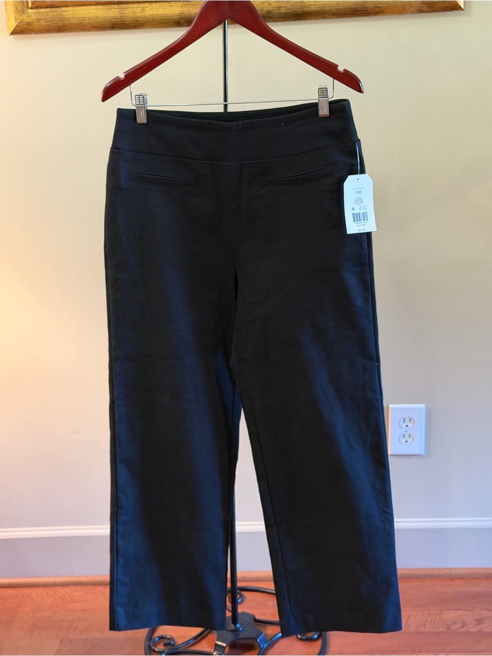 Wonderly | NWT Size 10 Black Wide-Leg Pull-On Pants